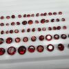Natural Garnet 1mm to 6 mm / Round / faceted