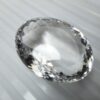 71 Carat White Crystal Quartz / Oval / 30x20x15 MM / faceted