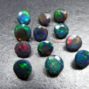 AAA +++ Quality 4 MM Faceted Black Ethiopian Opal