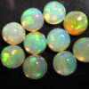 3MM, Opal, 10 pieces, Round, Cabochon, Ethiopian, 100% natural Ethiopian Opal