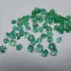 2.5 mm / Natural Zambian Emerald / Round / Faceted