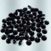 Zircon Black 6 MM / round / faceted / 5 pcs lot